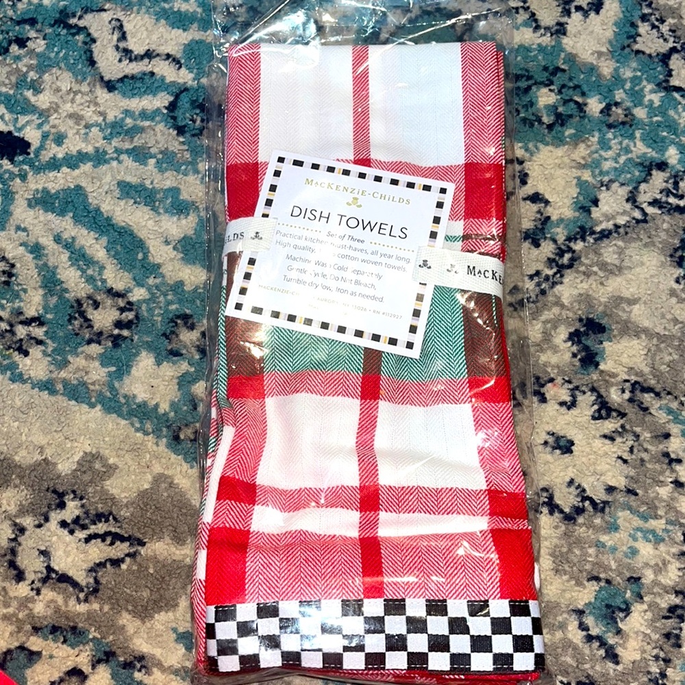 Mackenzie Childs dish towels